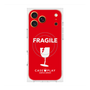 プレミアムスクエアケース with MagSafe［ FRAGILE - Red ］