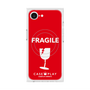 プレミアムスクエアケース with MagSafe［ FRAGILE - Red ］