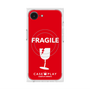 プレミアムスクエアケース with MagSafe［ FRAGILE - Red ］