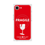 プレミアムスクエアケース with MagSafe［ FRAGILE - Red ］