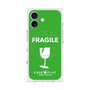 プレミアムスクエアケース with MagSafe［ FRAGILE - Green ］