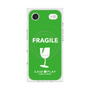 プレミアムスクエアケース with MagSafe［ FRAGILE - Green ］