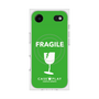 プレミアムスクエアケース with MagSafe［ FRAGILE - Green ］