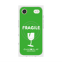 プレミアムスクエアケース with MagSafe［ FRAGILE - Green ］