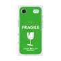 プレミアムスクエアケース with MagSafe［ FRAGILE - Green ］