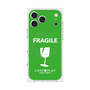 プレミアムスクエアケース with MagSafe［ FRAGILE - Green ］