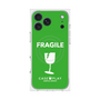 プレミアムスクエアケース with MagSafe［ FRAGILE - Green ］