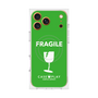 プレミアムスクエアケース with MagSafe［ FRAGILE - Green ］