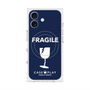 プレミアムスクエアケース with MagSafe［ FRAGILE - Navy ］