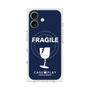 プレミアムスクエアケース with MagSafe［ FRAGILE - Navy ］