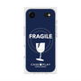 プレミアムスクエアケース with MagSafe［ FRAGILE - Navy ］