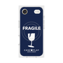プレミアムスクエアケース with MagSafe［ FRAGILE - Navy ］