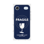プレミアムスクエアケース with MagSafe［ FRAGILE - Navy ］