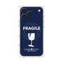 プレミアムスクエアケース with MagSafe［ FRAGILE - Navy ］