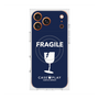 プレミアムスクエアケース with MagSafe［ FRAGILE - Navy ］