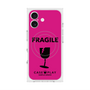 プレミアムスクエアケース with MagSafe［ FRAGILE - Pink ］