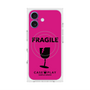プレミアムスクエアケース with MagSafe［ FRAGILE - Pink ］