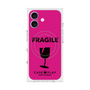 プレミアムスクエアケース with MagSafe［ FRAGILE - Pink ］