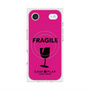 プレミアムスクエアケース with MagSafe［ FRAGILE - Pink ］