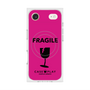プレミアムスクエアケース with MagSafe［ FRAGILE - Pink ］