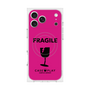 プレミアムスクエアケース with MagSafe［ FRAGILE - Pink ］