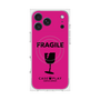 プレミアムスクエアケース with MagSafe［ FRAGILE - Pink ］