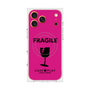 プレミアムスクエアケース with MagSafe［ FRAGILE - Pink ］