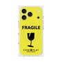 プレミアムスクエアケース with MagSafe［ FRAGILE - Yellow ］