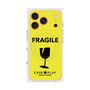 プレミアムスクエアケース with MagSafe［ FRAGILE - Yellow ］
