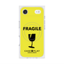 プレミアムスクエアケース with MagSafe［ FRAGILE - Yellow ］