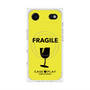 プレミアムスクエアケース with MagSafe［ FRAGILE - Yellow ］