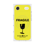 プレミアムスクエアケース with MagSafe［ FRAGILE - Yellow ］