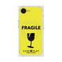 プレミアムスクエアケース with MagSafe［ FRAGILE - Yellow ］