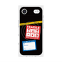 プレミアムスクエアケース with MagSafe［ FRAGILE Stickers - Black ］
