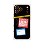 プレミアムスクエアケース with MagSafe［ FRAGILE Stickers - Black ］
