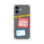 プレミアムスクエアケース with MagSafe［ FRAGILE Stickers - Gray ］