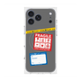 プレミアムスクエアケース with MagSafe［ FRAGILE Stickers - Gray ］
