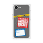 プレミアムスクエアケース with MagSafe［ FRAGILE Stickers - Gray ］