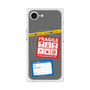 プレミアムスクエアケース with MagSafe［ FRAGILE Stickers - Gray ］