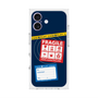 プレミアムスクエアケース with MagSafe［ FRAGILE Stickers - Navy ］