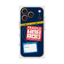 プレミアムスクエアケース with MagSafe［ FRAGILE Stickers - Navy ］