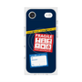 プレミアムスクエアケース with MagSafe［ FRAGILE Stickers - Navy ］