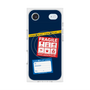 プレミアムスクエアケース with MagSafe［ FRAGILE Stickers - Navy ］