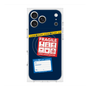 プレミアムスクエアケース with MagSafe［ FRAGILE Stickers - Navy ］