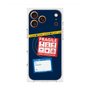 プレミアムスクエアケース with MagSafe［ FRAGILE Stickers - Navy ］