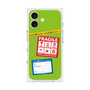 プレミアムスクエアケース with MagSafe［ FRAGILE Stickers - Green ］