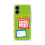 プレミアムスクエアケース with MagSafe［ FRAGILE Stickers - Green ］