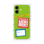 プレミアムスクエアケース with MagSafe［ FRAGILE Stickers - Green ］