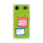プレミアムスクエアケース with MagSafe［ FRAGILE Stickers - Green ］