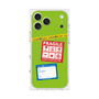 プレミアムスクエアケース with MagSafe［ FRAGILE Stickers - Green ］